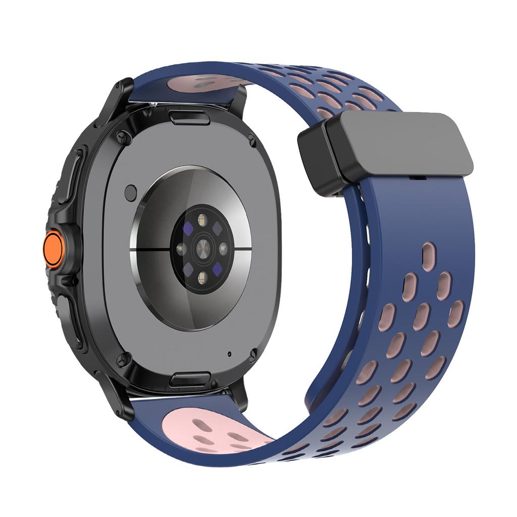 Magnetický řemínek pro Samsung Galaxy Watch 8 Classic 46mm Silikonový Sportovní Prodyšný Correa Náramek Galaxy Watch 8 44mm 40mm Řemínek