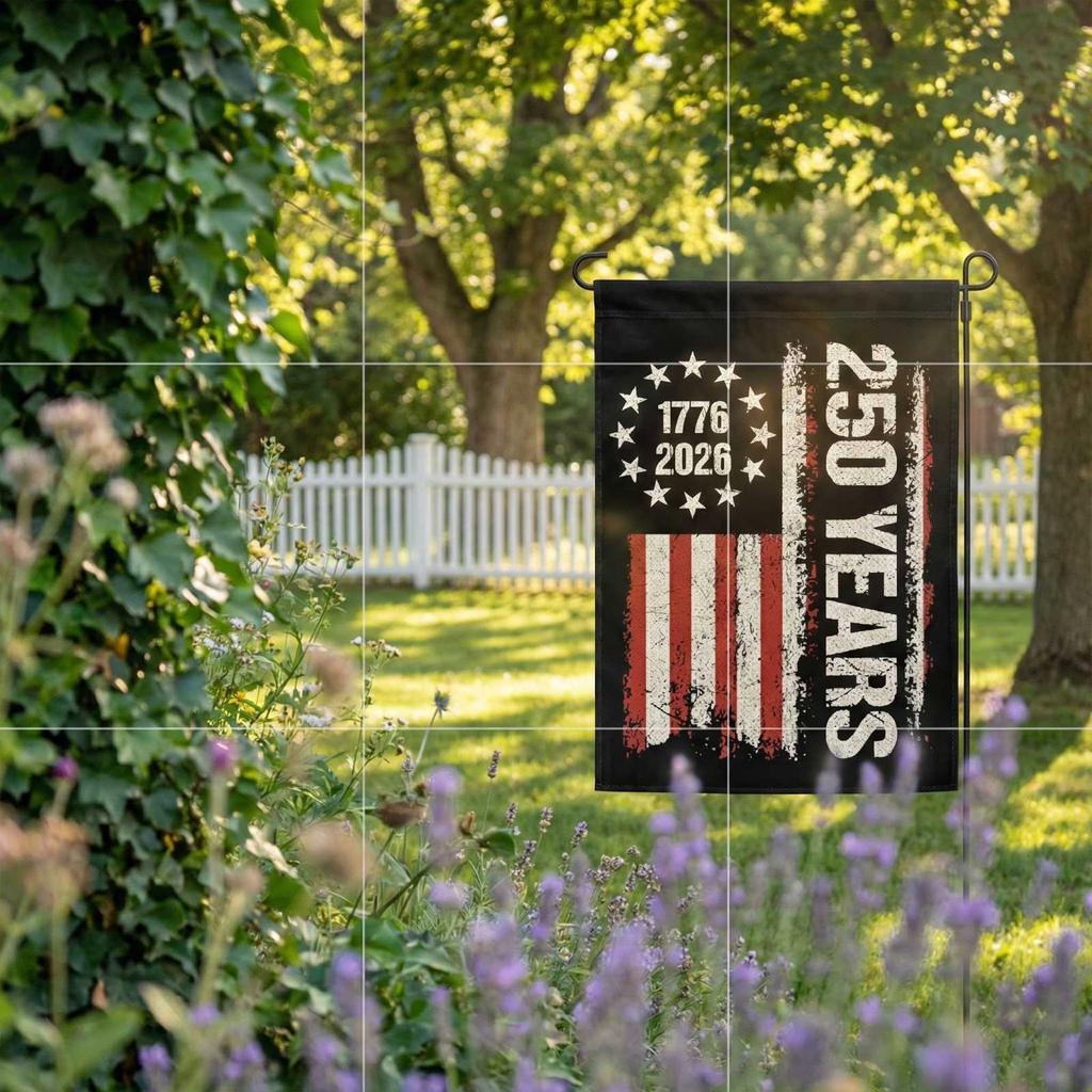 Decorative Garden Flag For The 250th Anniversary Of The United States