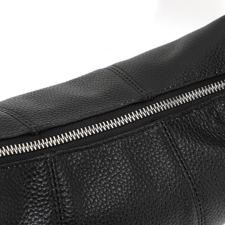 Lychee pattern soft leather crescent armpit bag shoulder women's bag