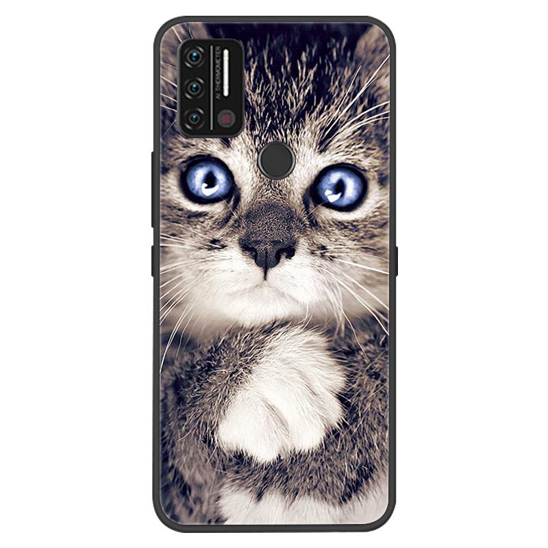Custodia Per Umidigi A7 A9 Pro Custodie Morbido Silicone Protezione Stampa Coperture Nere per Umidigi A9 A7 Pro Funda Coque A9Pro A 9 Capa