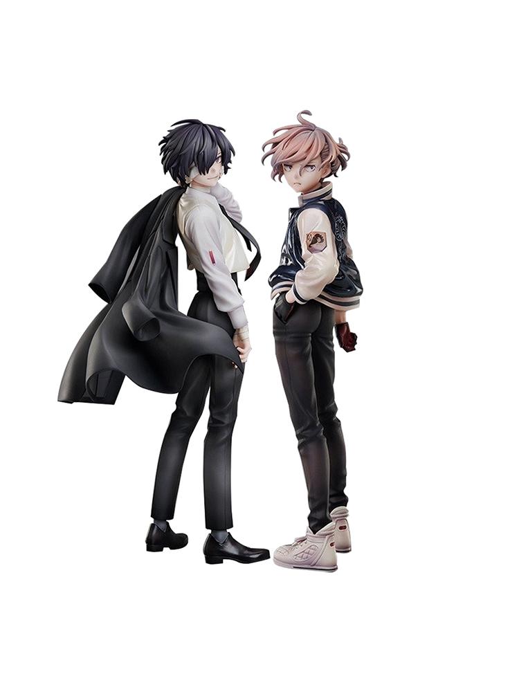 BSD Anime Figuren Nakahara Chuuya Figur Dazai Osamu Figuren stehende Haltung Actionfigur PVC Sammlerstücke Modelle Puppen 22cm