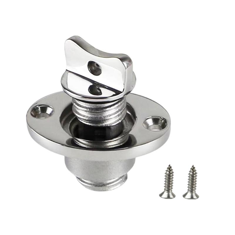 Twistable Transom Drain Plug Corrosion Resistant Water Plug Drain Plug Long Service Solution Essential Hardware for Boat