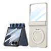 For Samsung Galaxy Z Flip 7 Magnetic Hinge All-Inclusive with Swivel Stand Protective Cover Film Dropproof Folding Phone Case
