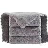 Thick Bamboo Charcoal Gray Dishcloth: Non-Shedding, Highly Absorbent Kitchen Cleaning Cloth