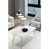 3-piece Nesting Coffee Table And Coffee Table Set Gold Octagonal Coffee Table Set Wire Leg Coffee Table Set