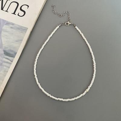 Neue Rocailles Bohemia Choker Kette Mode Anhänger Halsband Bunt Handgefertigt Colar Halsband Schmuck Femme
