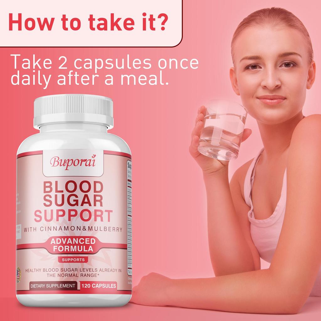 Blood Sugar Support - Cardiovascular Health, Glucose Control & Blood Regulator