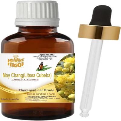 Levenmooi May Chang (Litsea Cubeba) Čistý a přírodní esenciální olej terapeutické kvality ve sklenici