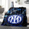 1pc Internazionale Milano Blanket, Gift, for Men and Women, Soft Blanket, Good for Sofa Bed Couch Travel, Lightweight Flannel Blanket