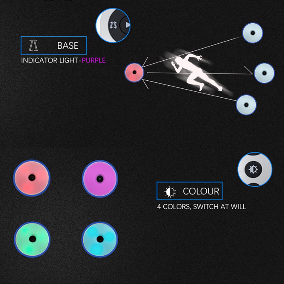 Reakcja na zwinność trening światła, trening sprawności fizycznej dzieci, pilot zdalnego sterowania do sterowania pracą światła