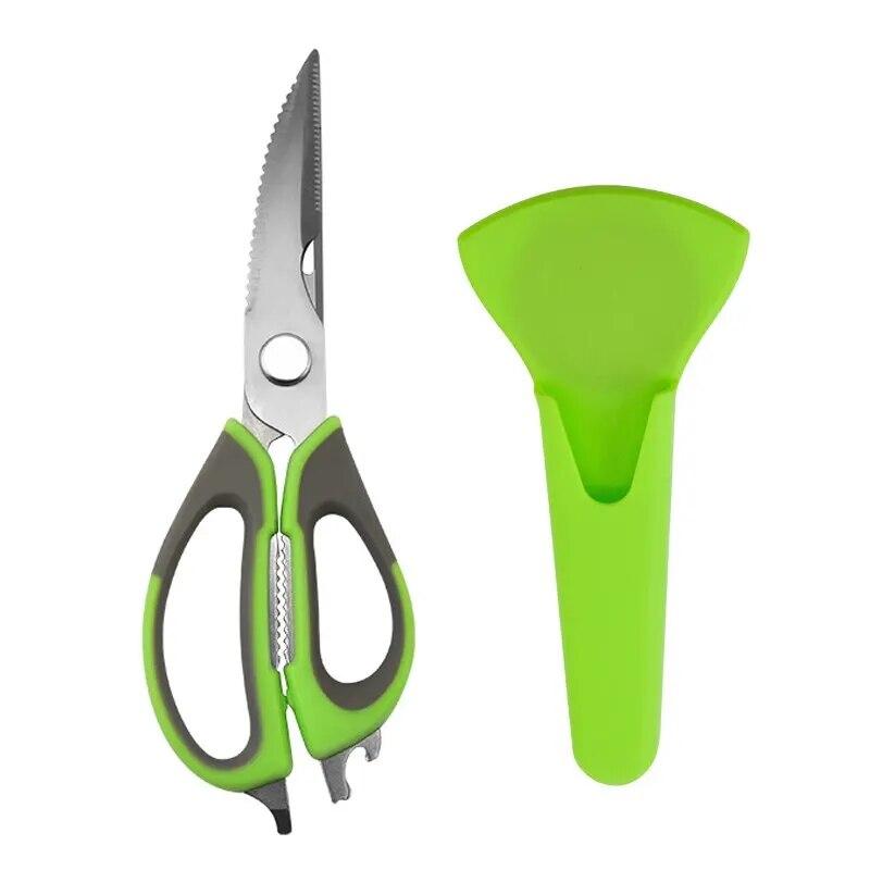 Kitchen Shears Heavy Duty Kitchen Scissors With Cover For Meat Vegetables BBQ Kitchen Accessories Cooking Tools