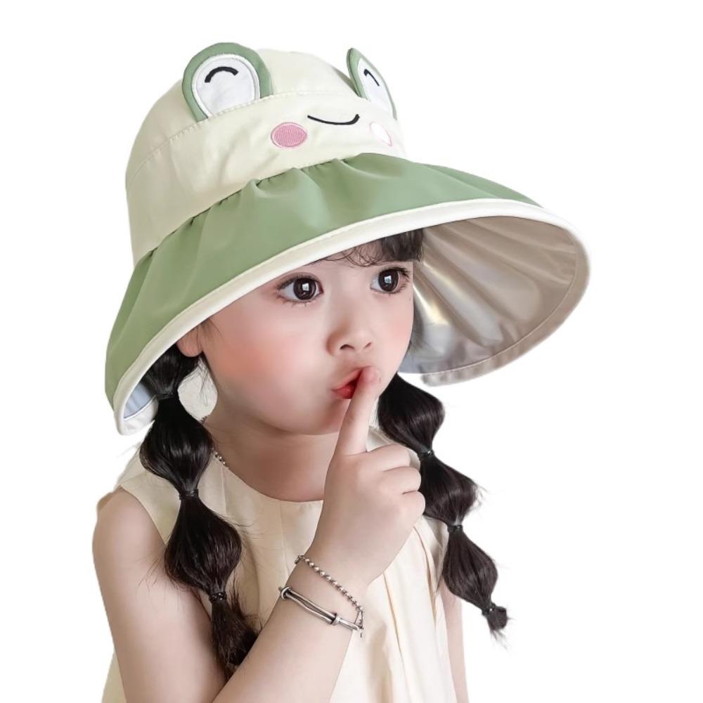 Large Brimmed Children's Hat Sun Protection Beach Hat Versatile Fisherman Hat  Women's