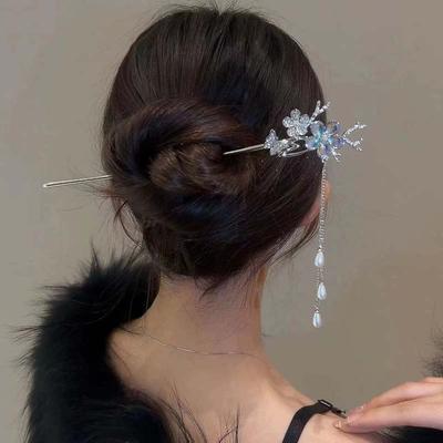 Vintage Chinese Style Hairpins Handmade Hair Stick Women Metal Hair Fork Hair Chopsticks Woman Girls Jewelry Accessories