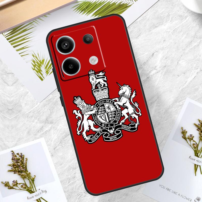 England British UK Union Jack Flag Case For Redmi Note 13 Pro Plus 12 11 10 9 Pro 9S 10S 11S 12S 10A 9C 10C 12C 13C Back Cover