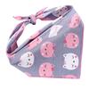 Popular pet triangle towel cat and dog universal cute bib scarf decoration small dog dog saliva towel