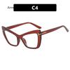 Cat Eye Prescription Frames Glasses Women Retro Optics Spectacle Frame Personality Fashion Eyeglasses Luxury  Designer