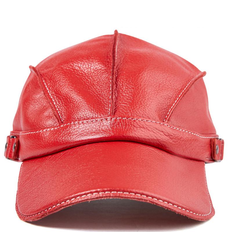 Baseballcaps Uformell motehatt Høst- og vinterhette Baseballcaps i skinn for menn