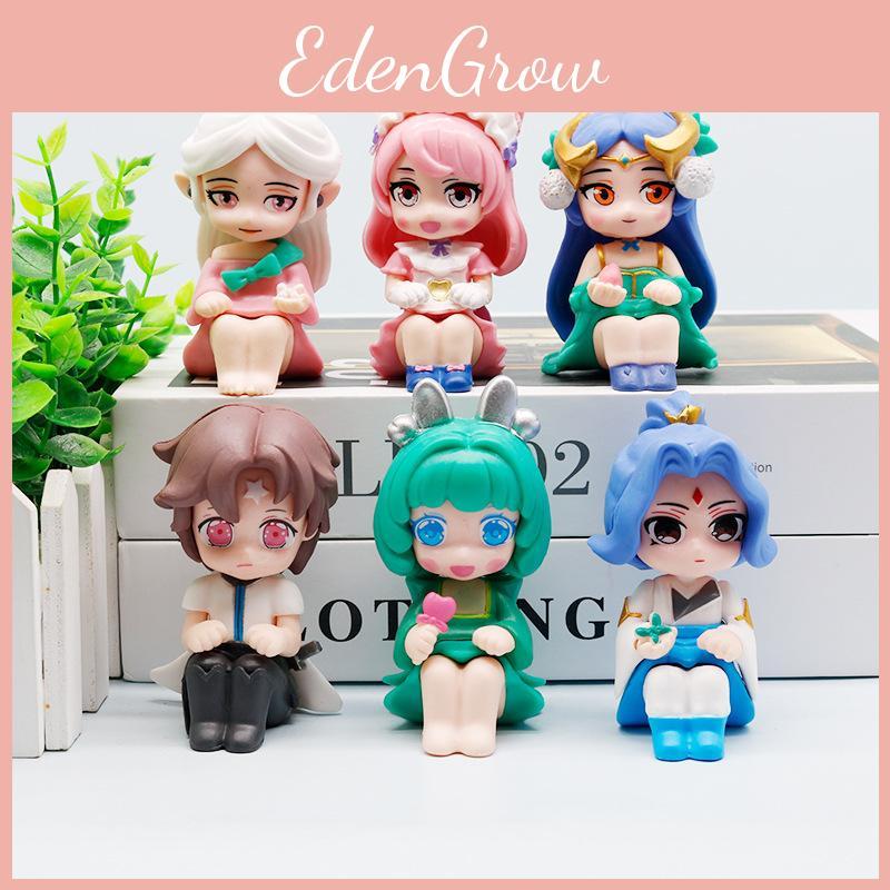 Of Kings Honor Diao Chan Sitting Posture Game Character Model Ornament Set