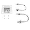 Satellite Dish Pole Mount Adapter Stainless Steel TV Satellite Antennae U Bolt Clamp Kit for
