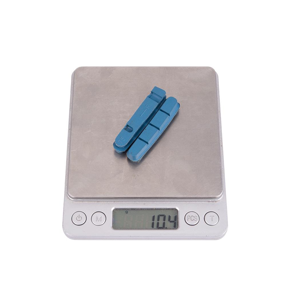 Excelsior Carbon Fiber Brake Pads for Road Bikes - Replaceable Rim Brake Blocks with Drawer-Type C-Clip Design