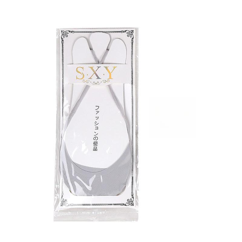 Summer Invisible Suspenders Ice Stockings Women's High Heels Anti-wear Feet Padded Solid Color Light Mouth Invisible Socks