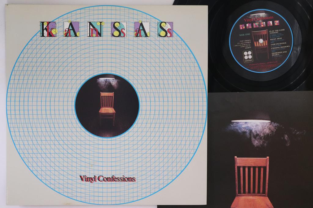 LP Record KANSAS - Vinyl Confessions 25AP2364 KIRSHNER 1982 Japan Rock Used