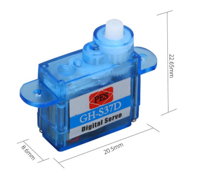 Ultra-Micro Mini RC Servo for Model Airplanes - 3.7g/4.3g