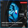 6pcs/Set Sport Car Brake Caliper 3D Sticker Auto Wheel Hub Stickers For BMW E34 E46 E39 E38 E90 E60 E36 F30 F30 F10 E92 E38 E91 G30 G38 M3 M5