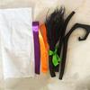 Halloween Witch Broom Plastic Witch Broomstick Broom Props Cosplay Broomstick for Halloween Costume Party Supplies Props Broom