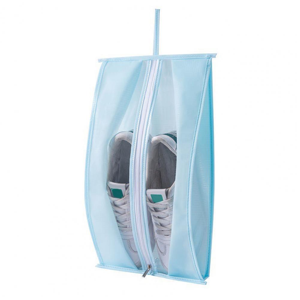 Storage Bag Shoes Organizer Pouch Waterproof Dustproof Transparent Outdoor Traveling Portable Daily Use