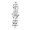 Applique Strass Verre Exquise Éblouissante Fleur Strass Verre Patch pour Vêtements Robe de Mariée