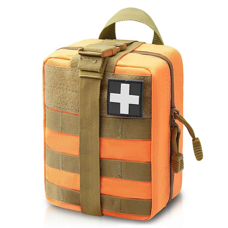 Molle Tactical EMT Medical Travel Pouch 900D First Aid Pouch Utility Rip-Away Ifak Pouch Tactical Backpack Accessory EDC Bags