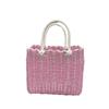 Plastic Storage Basket Square Woven Handbag Creative Hanging Baskets  Vegetable