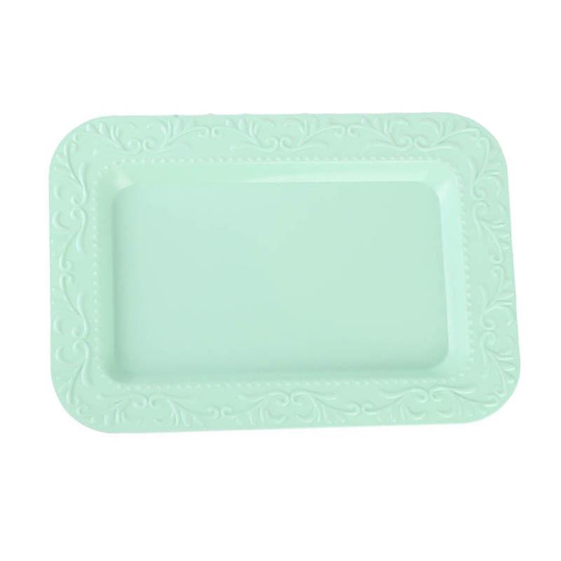 Trzypoziomowy europejski stojak na ciasto do popołudniowej herbaty - Kreatywna wielowarstwowa plastikowa taca na desery i talerz na owoce