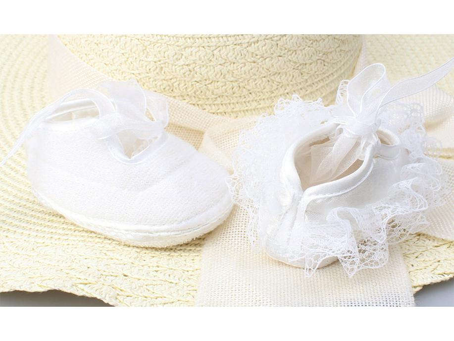 Baby Lace Prewalker Princess Shoes (Newborn) Xsx012