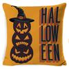 Halloween Horror Ghost Festival Pumpkin Series Linen Pillow Case Set Sofa Cushion Pillow