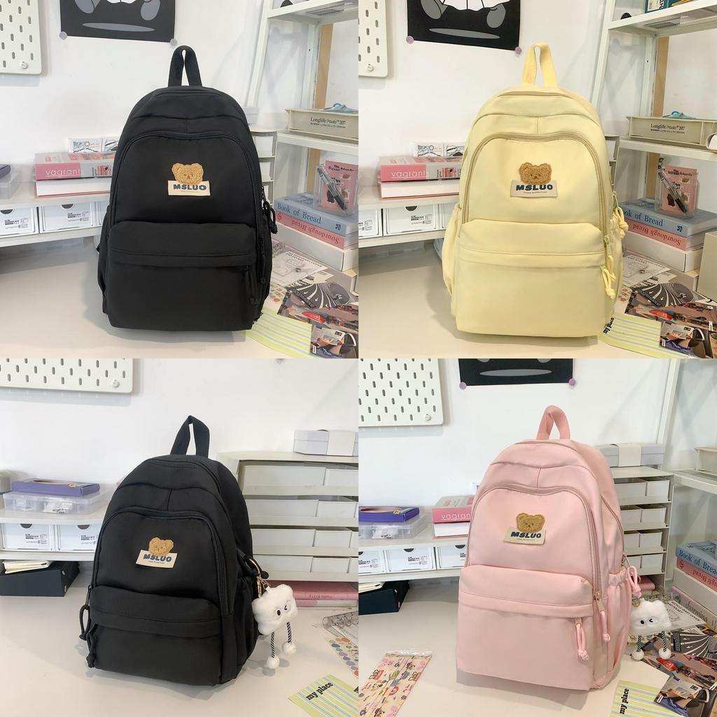 Style Girl Backpack With Water Resistant Nylon For School And Study Use
