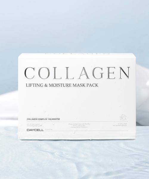 Daycell Cosmetics Collagen Lifting & Moisture Mask Pack 25g * 4pcs