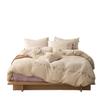 Luxurious Retro Tencel Cotton Linen Four-Piece Bedding Set - Lyocell & Pure Cotton Fitted Sheet for All Seasons