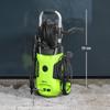 1800W High Pressure Washer, 150 Bar Pressure, 420 L/h Flow, Portable Power Washer Jet Wash Cleaner with Adjustable Nozzle, 6M Hose, Hose Reel