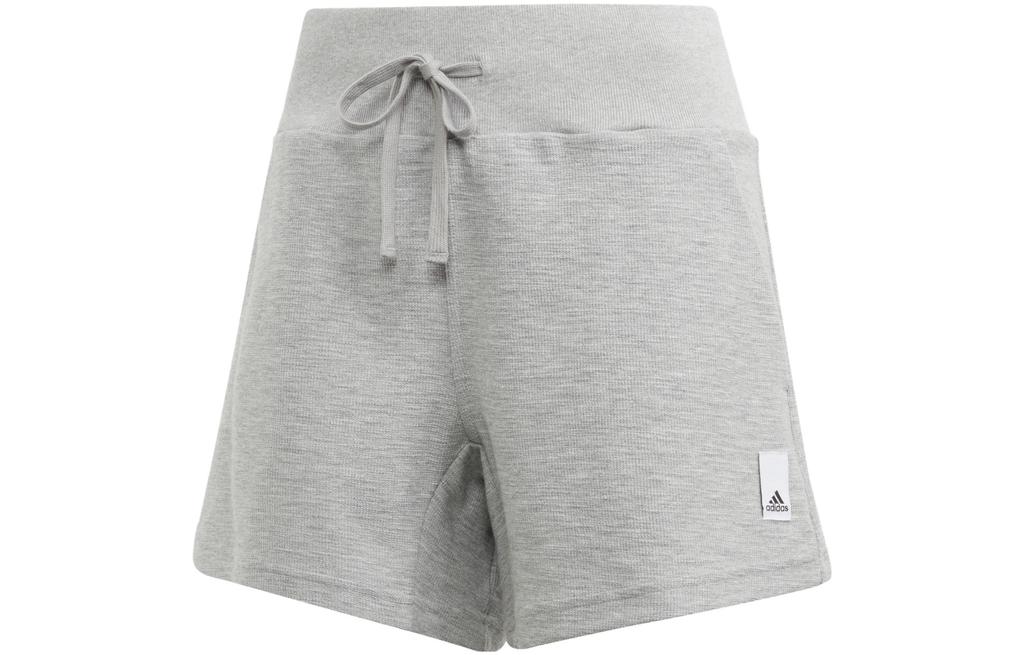 Adidas Lounge Casual Shorts Women's Gray Moderate HZ1604