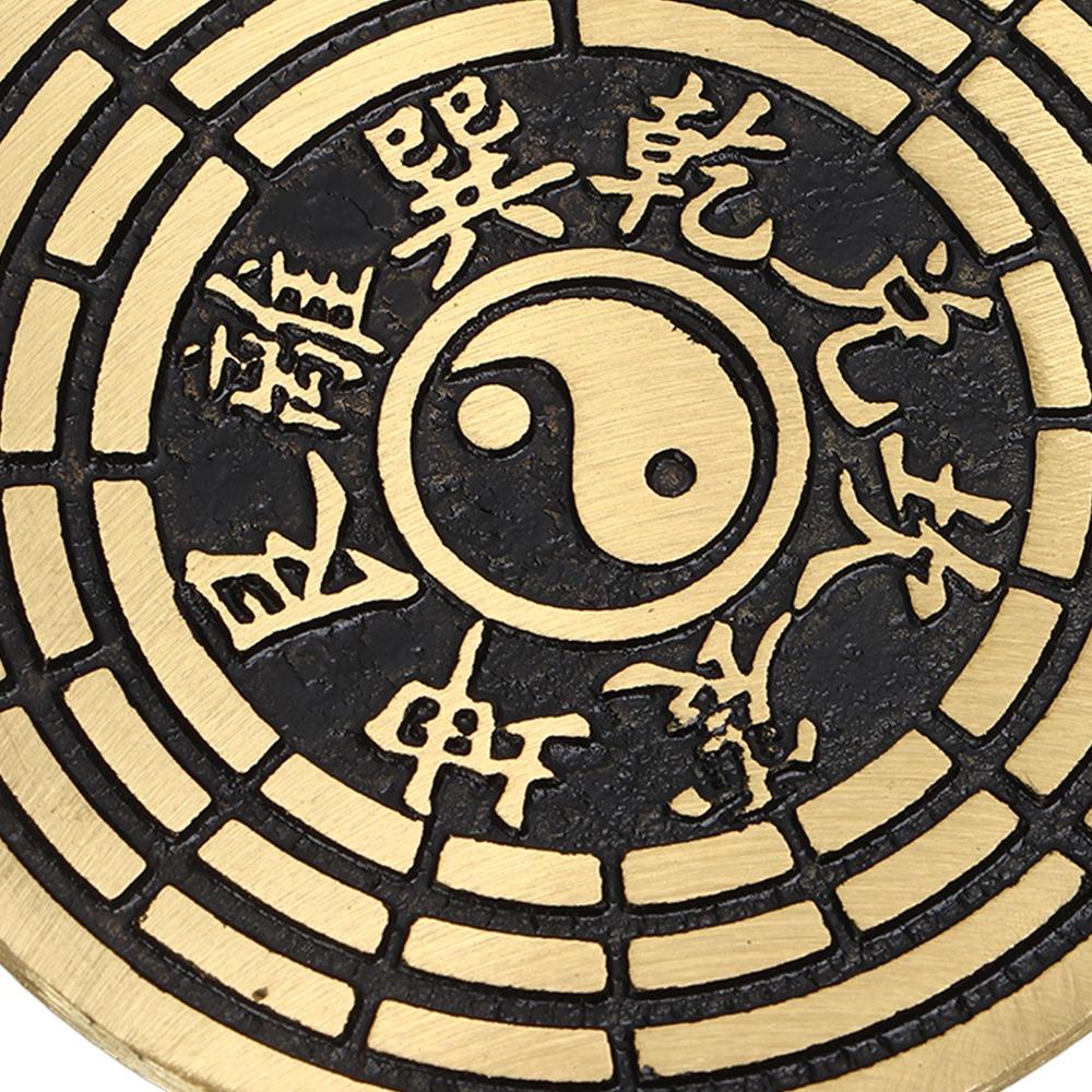 Bat Feng Shui Pendant Portable Wall Ornament Mirrors Bagua Pendant Front Door Use