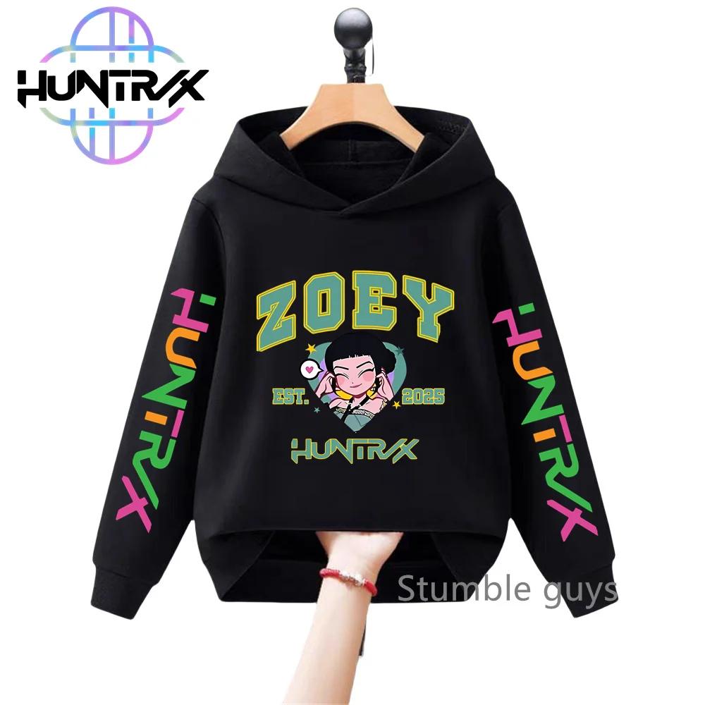 Kids KPop Demon Hunters Autumn Boys Girls Hoodie Long Sleeve Sweatshirt Sportswear Anime Clothes Stylish