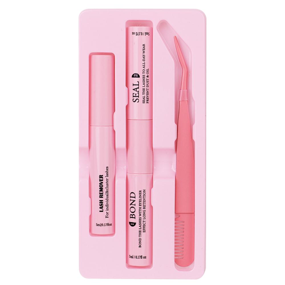Waterproof Lash Extension Kit Gentle Lash Glue Remover Set Eyelash Bond Seal Kit Lash Application