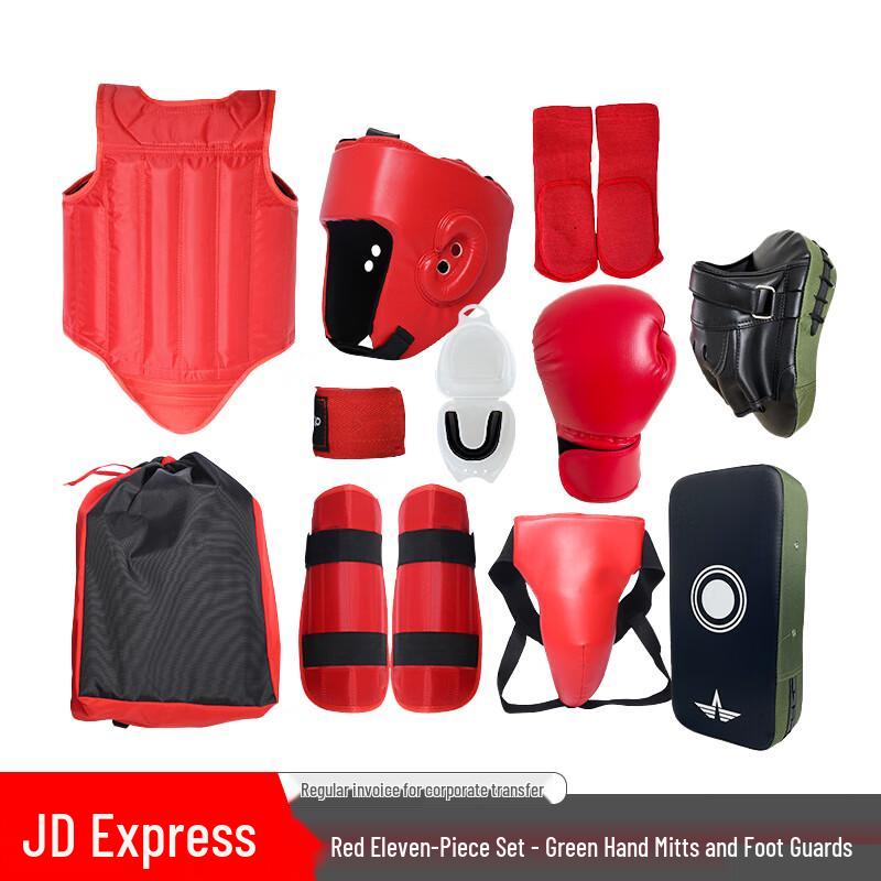 FUTLSLY Sanda Boxing Training Protective Gear Set