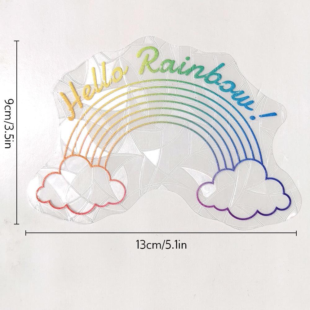 Sun Catcher Rainbow Projection Prism Electrostatic Glass Sticker