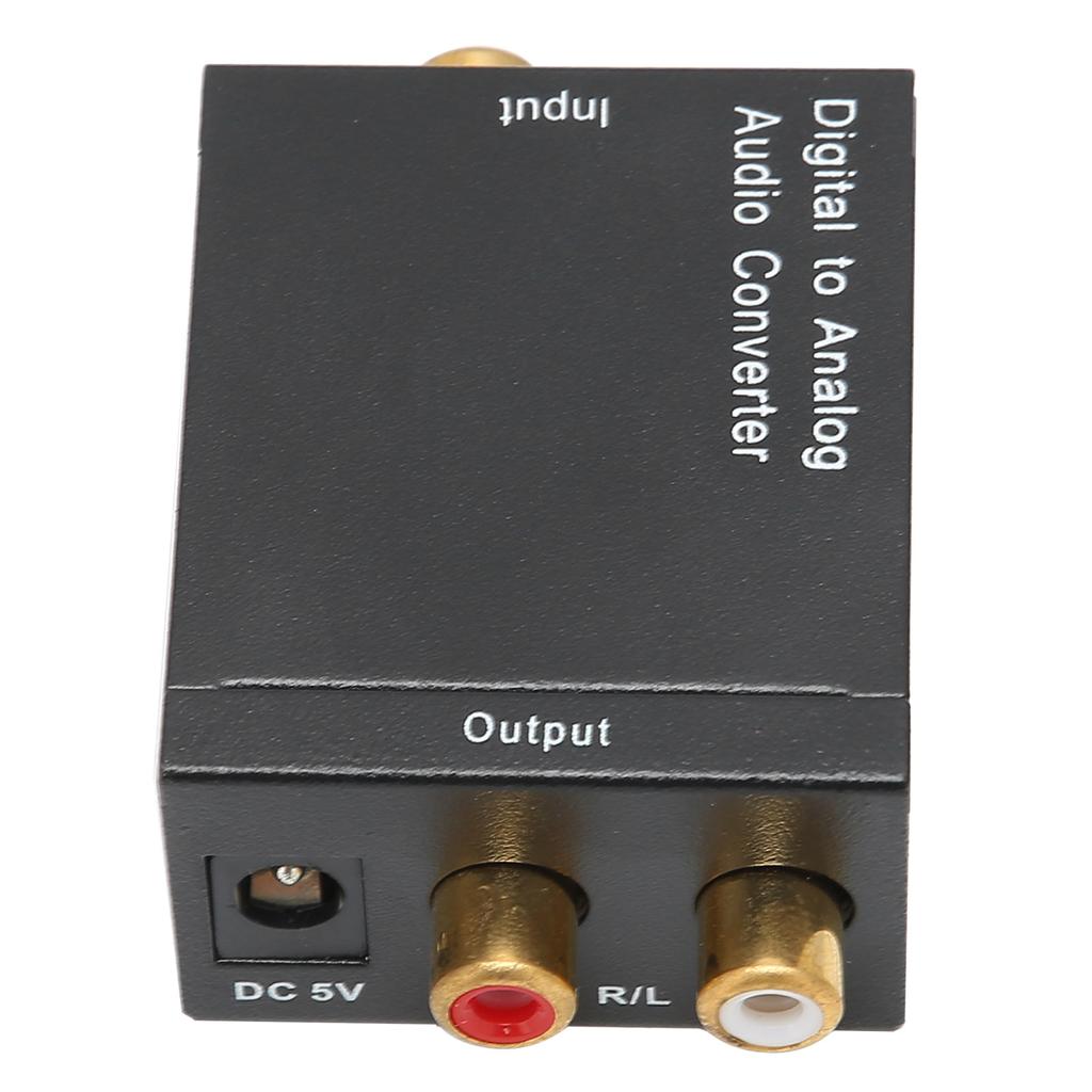Audio Converter Digital Coaxial Optical to Analog R L Signal Adapter