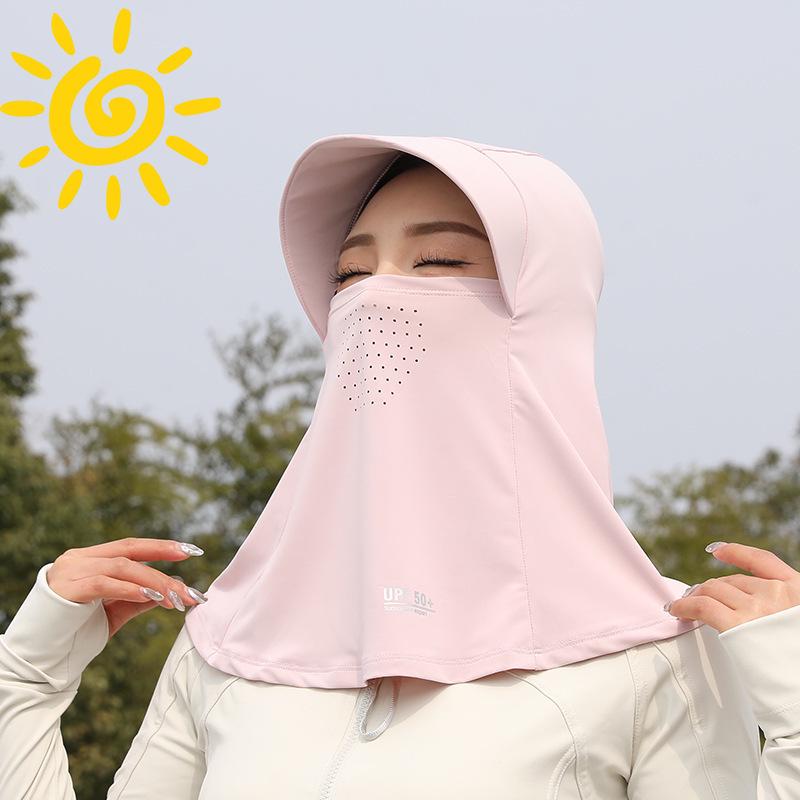

Women s Summer UV Protection Sun Hat with Neck Shield for Outdoor Activities рожевий