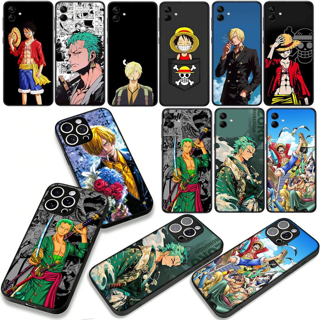ONE Sanji PIECES Luffy Roronoa Zoro Cover Phone Case for Xiaomi Redmi 15C 15 A4 A5 9A 9T 10A 10C 9C NFC 14C Note 11 9 10 Pro 8T