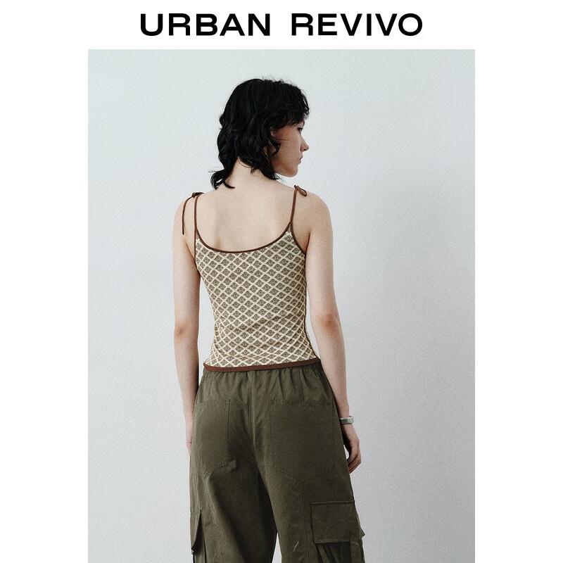 UR Women's Retro Plaid Knit Tank Top